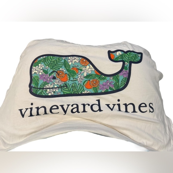 Vineyard Vines White Short Sleeve Tee Classic Crew - Picture 1 of 5